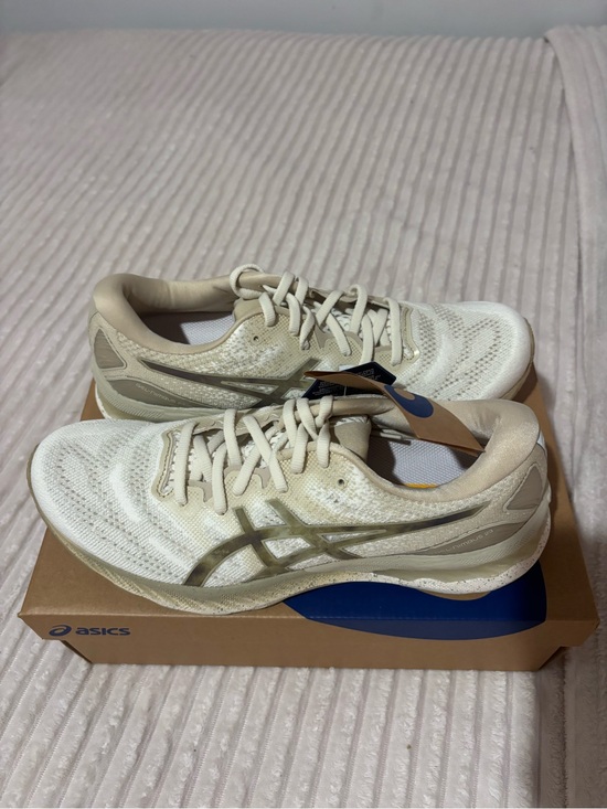 Asics Shoes - Asics Neutral Running Sneakers in Cream and White